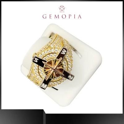 Hot Selling Hip Hop Gold Plated Men&prime; S Ring