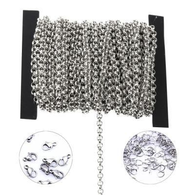 Wholesale Stainless Steel Jewelry Belcher Chain for Man Women Necklace