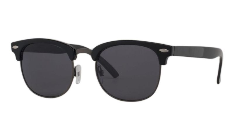 Fashion Designed Metal Half Frame Sunglasses