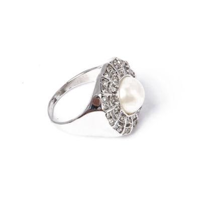 Good Quality Fashion Jewelry Pearl Silver Ring