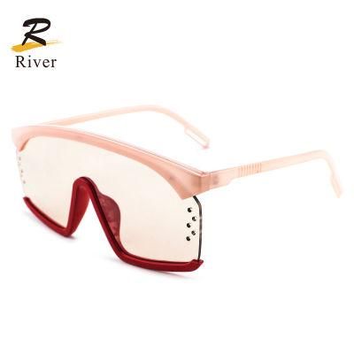 Oversize Breathable PC Frame Women Ready Sunglasses