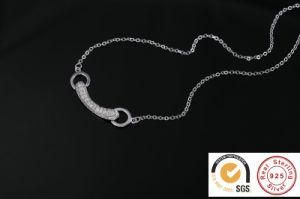 Hot Selling 925 Sterling Silver Necklace with Tube Pendant