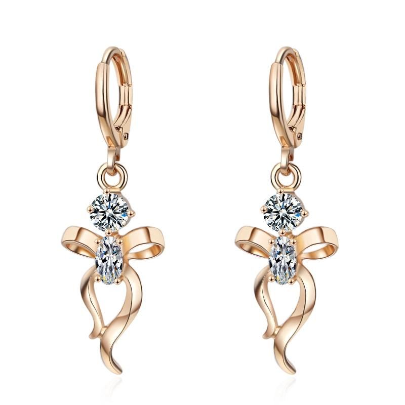 Wholesale 18K Gold, Champaign Gold Zircon Jewelry Elegant Women