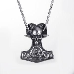 Factory Price Jewelry Viking Sheep Head Pendant in Stainless Steel
