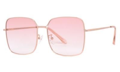Classical Best Sell Rectangle Shape Polarized Promotion Metal Sunglasses