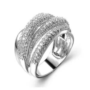 Fashion Paved CZ Luxury Jewelry Ring