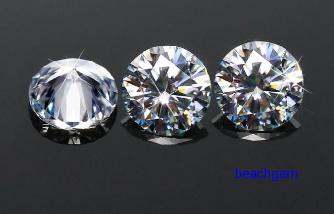 White Octagon Shape Loose Moissanite for Jewelry Ring