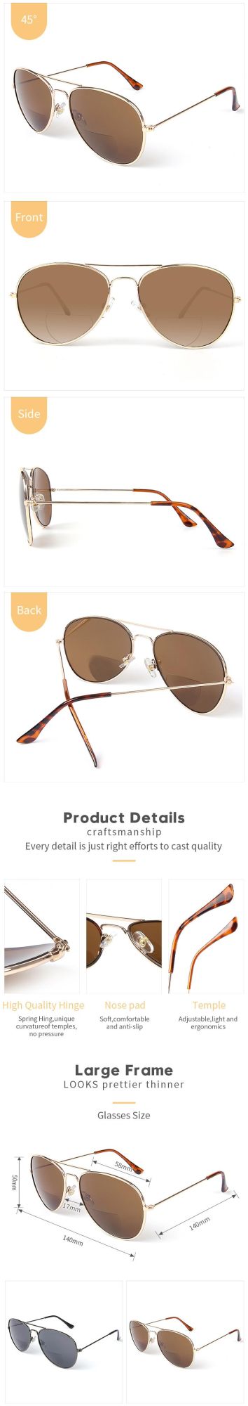 Hot Selling UV400 Vintage Classic Retro Popular Metal Sunglasses