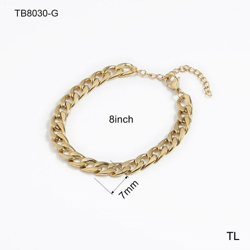 Manufacturer Custom High Quality Fashion Jewellery Cheap Stainless Steel 18K Gold Plated Thick Chain Wholesale Customs Necklace Jewelry for Women Men Unisex