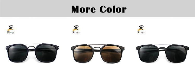 Simple Design Popular Metal Frame Wholesale Polarized Men Sunglasses