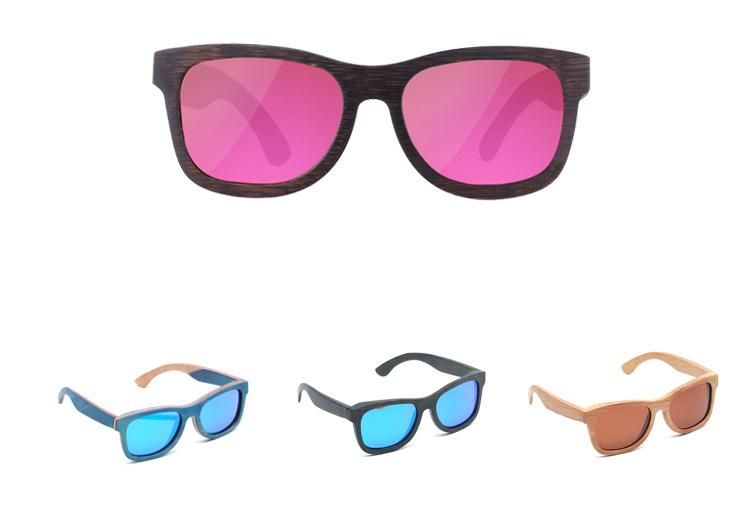 New Arrivals Wholesale Private Label Bamboo Sunglasses