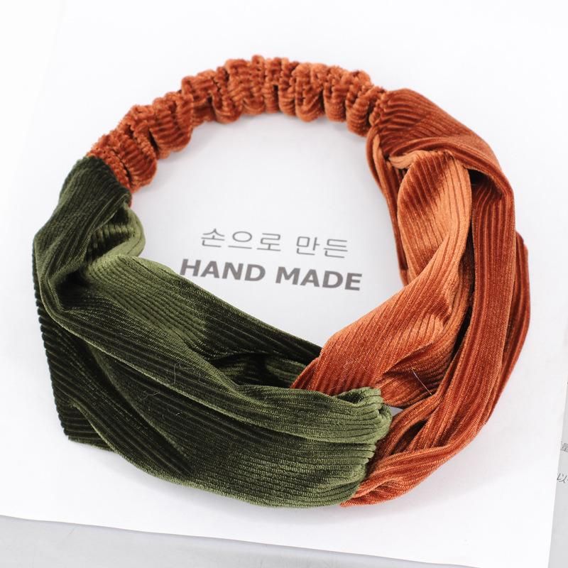 Fashion Simple Elastic Cotton Knotted Hair Band Jewelry