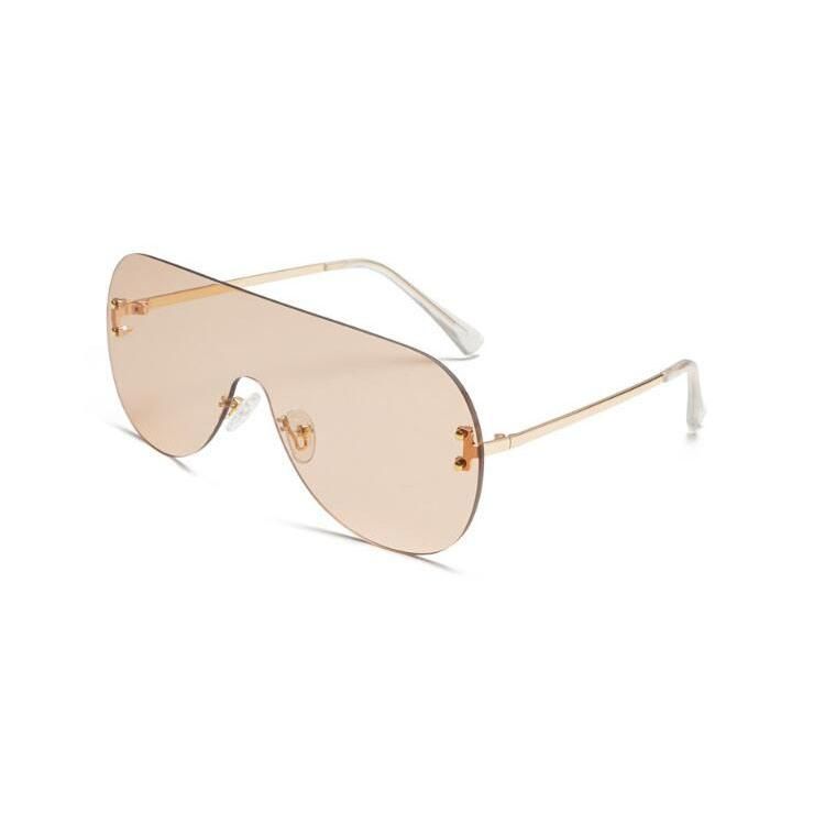 2019 Hot Selling One Piece Lens Metal Sunglasses for Ready Made Goods