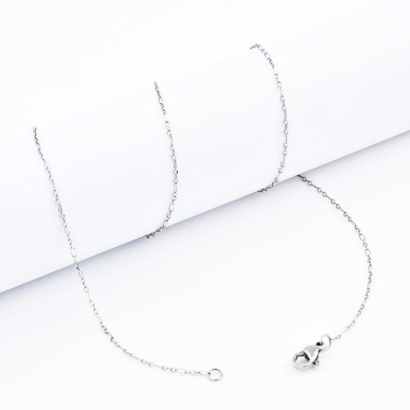 Wholesale Girls Fashion Necklace Jewellery Accessories Reel Gold Plated Stainless Steel 3: 1 Cable Chain Bracelet Necklace Jewelry