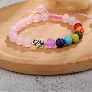 Handmade Summer Beach Nature Crystal DIY Jewelry Boho Yoga Letters Bracelet
