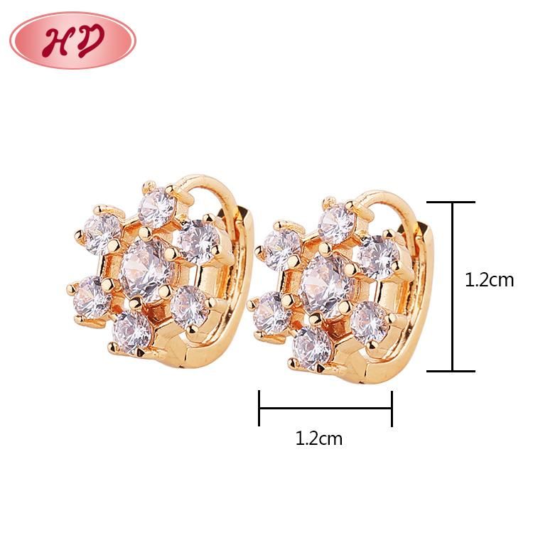 New Arrival Simple Luxury Fashion Gold Huggies Earring