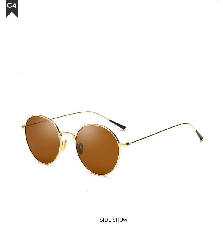 2022 Newest Promotional Sun Glasses Round Frame Fashionable Sunglasses Unisex