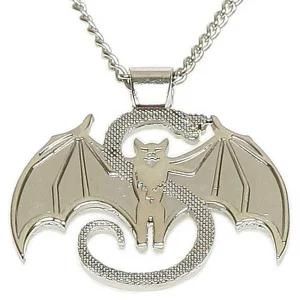 Fashion Zinc Alloy Strange Music - Real Snake &amp; Bat Pendant (STM9002)