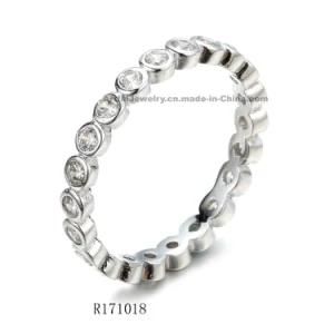 New Design Prong Set 925 Sterling Silver Ring Fashion Ring Fashion Jewelry