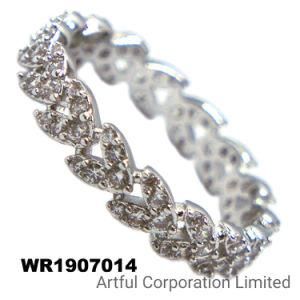 Fashion Jewelry Ring in Rhodium Plated