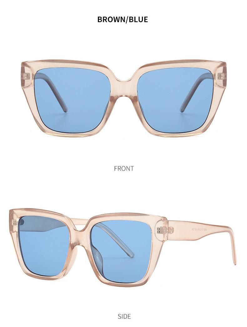 Women Lady Hot Selling Wholesale Sun Glasses Colorful Cat Eye Retro Shades Frame Trendy Fashion Sunglasses
