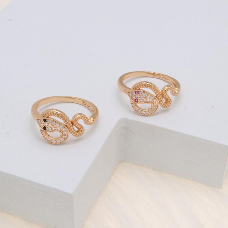 Zirconia Snake Ring Fashion Ladies Rings