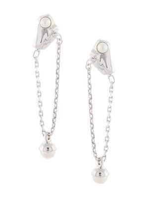 Fashion Personality Women&prime;s Simple Pearl Earrings Jewelry