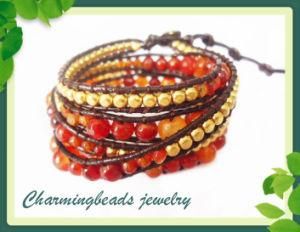 Jewelry Friendship Bracelet, New Learther Gemstone Bracelet