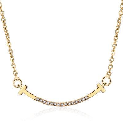 Mother&prime;s Day Gift Jewelry Engagement Wedding 18K Gold Neck Child Pendant Chain Necklace Designs