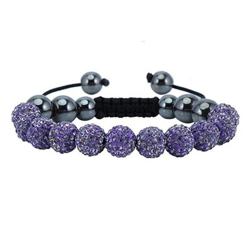 Fashion OEM Blue Shamballa Bracelet,