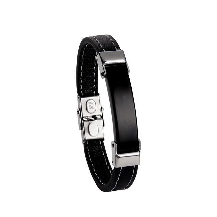 Medical Alert Silicone ID Bracelet Laser Engraved Adjustable Bangle Wristband Bracelet for Men Women