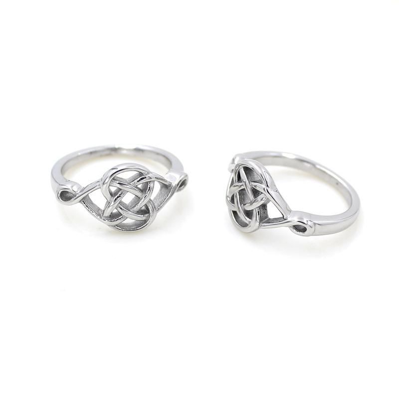 Customized 316 Stainless Steel Ring Jewelry Women Knot Ring