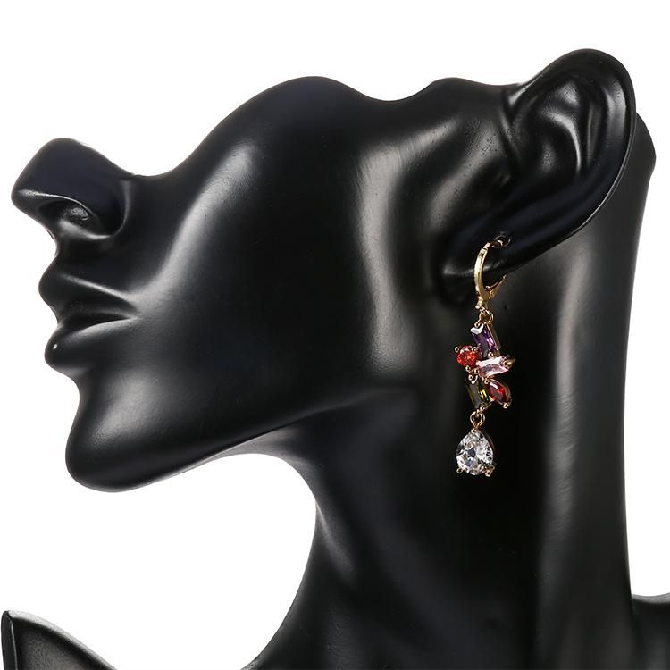 2020 Gold Plated Earring Jewelry Brass Drop Long Earrings for Women