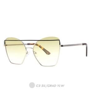 Metal&Nylon Sunglasses, Ladies New Fashion Butterfly Frame M9019-03