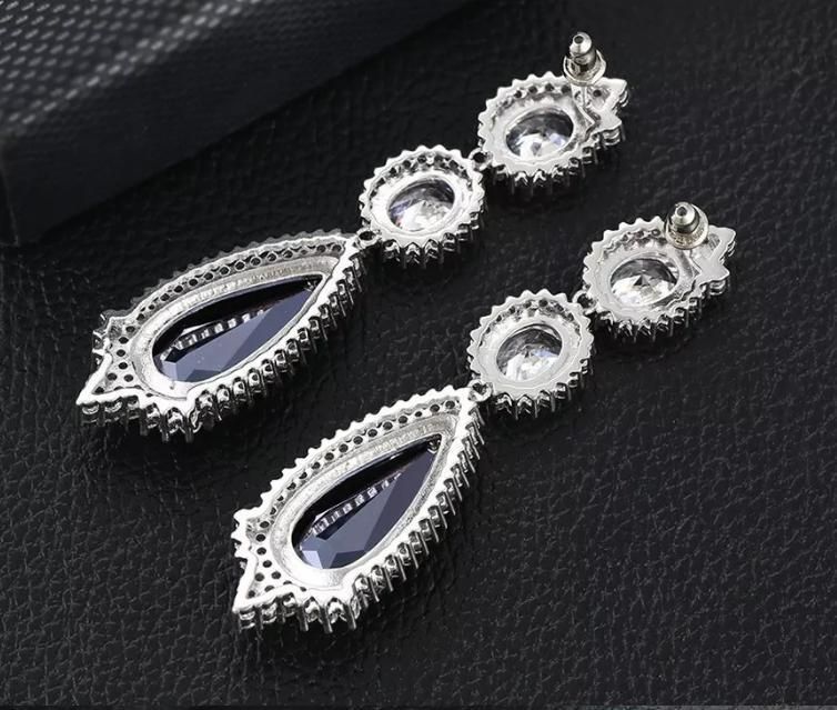 Luxury Wholesale Fashion Jewelry Crystals, Stylish Teenager Tops Earrings for Girl