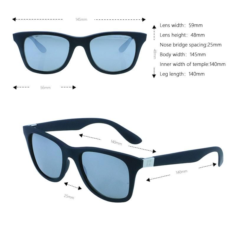 Custom Private Label Ice Blue Sunglasses Polarized Lens Sunglasses Polarized