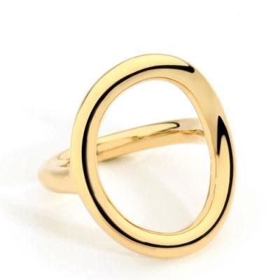 OEM Simple Knot Design Anniversary Gift Brass Ring