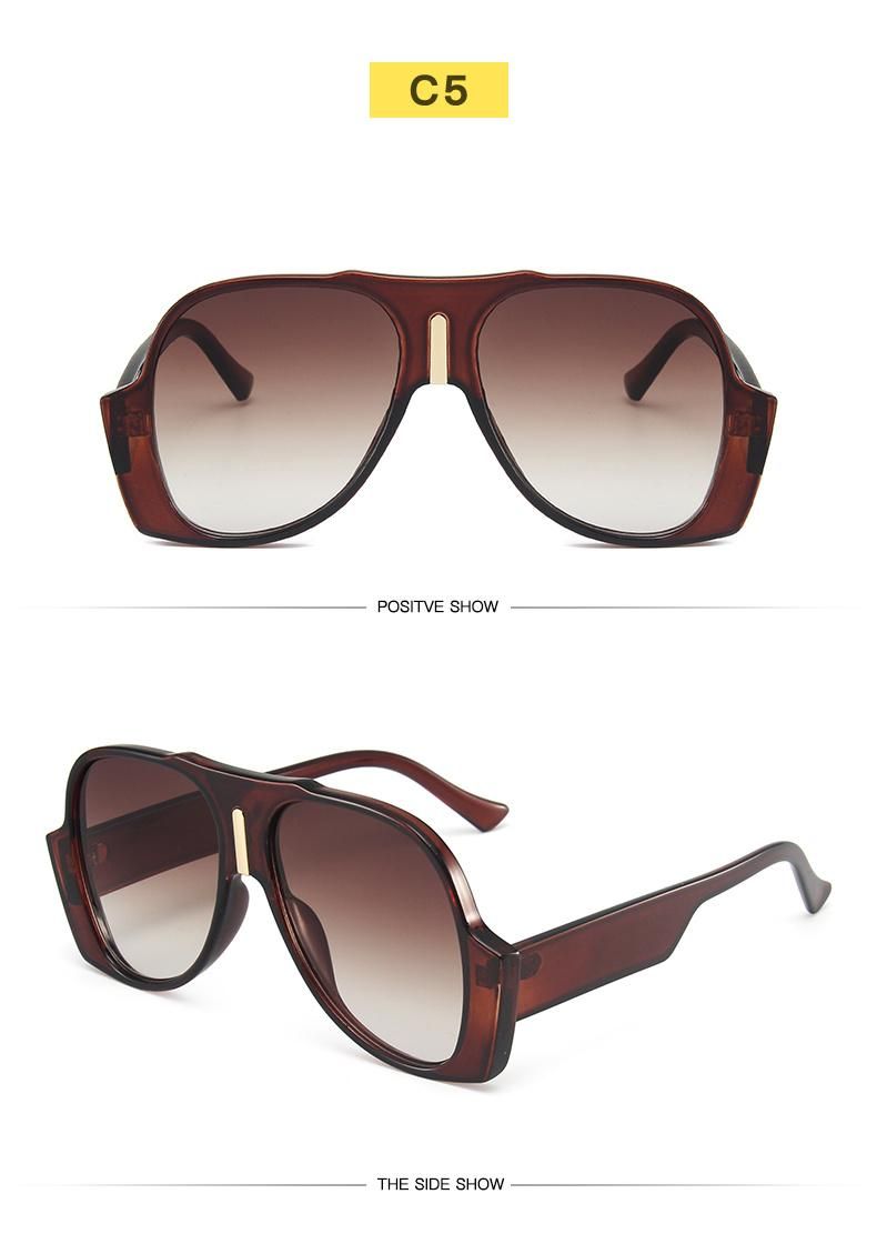 Sunglasses Female Hip-Hop Funny Wide-Legged Toad Glasses
