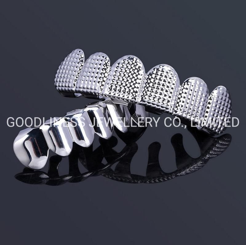 Hip Hop Rapper Jewelry Plain Teeth Grillz