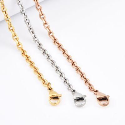 Customization Fashion Jewellery Gift Eye Glasses Curtain Decoration Accessories Stainless Steel Jewelry Necklace