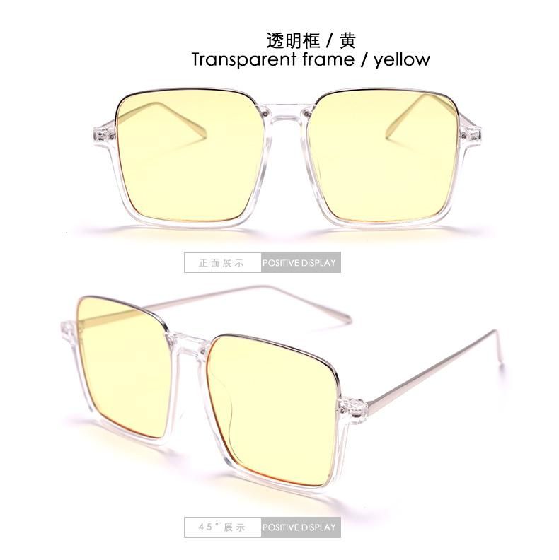 Big Square Frame Oversized Colorful Custom Fashion Trendy Women Men Sun Glasses Shades Half Rim Sunglasses 2021 2022