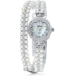 2015 Fasion Full Stone Watch Pearl Band