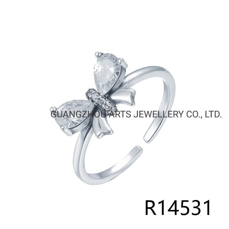 Fashion White Swan 925 Sterling Silver Wedding Ring