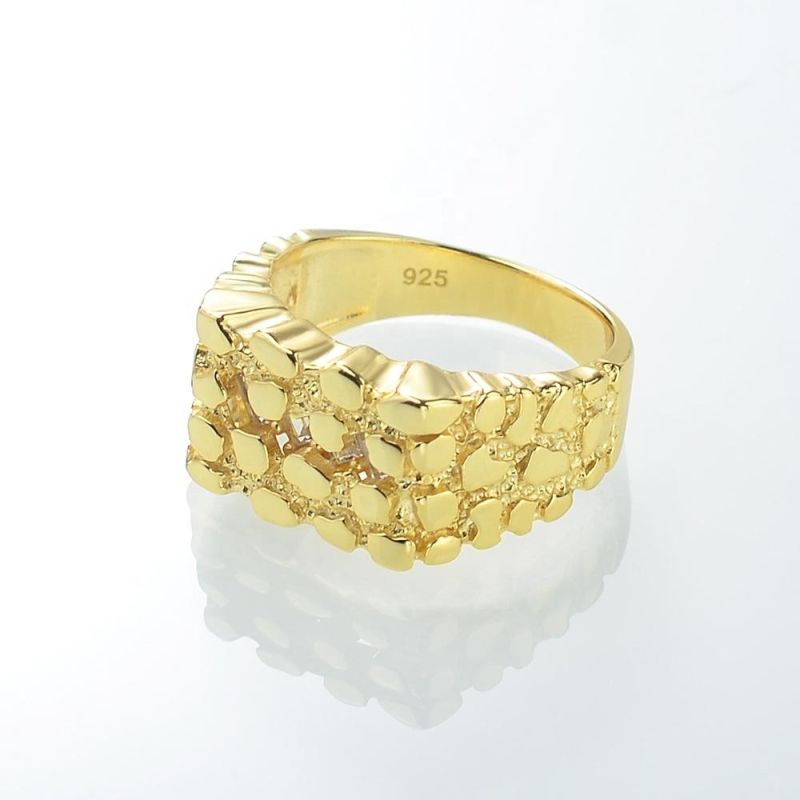 New Fashion Simple Designs Jewelry Men Rings for Men Gold Rings Jewelry 18K Ice out Wedding Ring