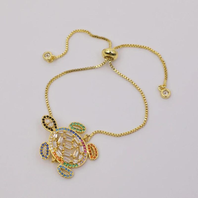 Wholesale Costume Jewelry Adjustable Wire 18K Gold Plated Chain Bracelet