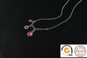 Fashion 925 Sterling Silver Necklace with Zircon Pendant