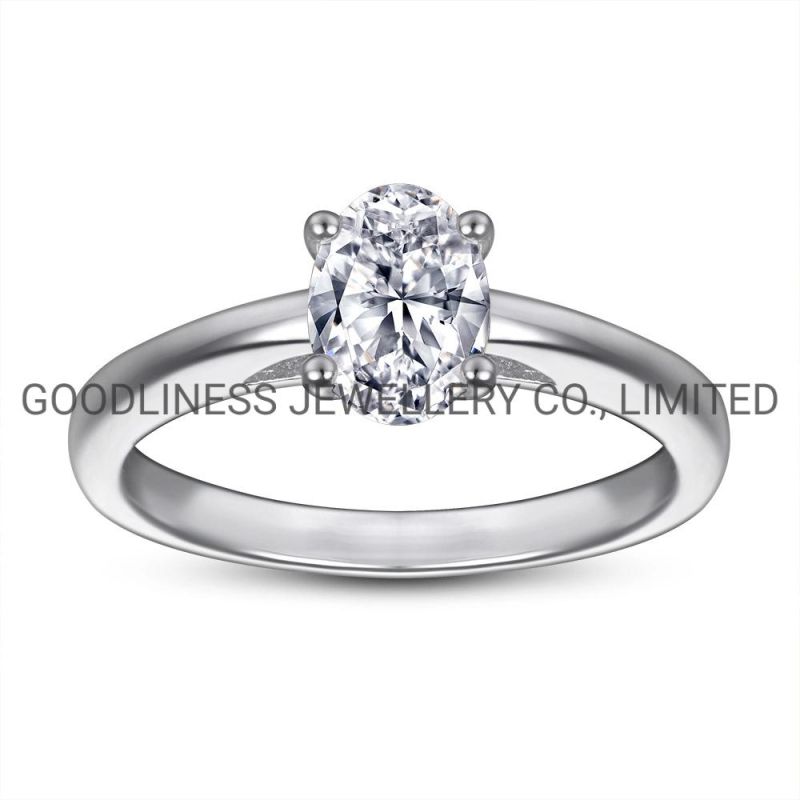 925 Sterling Silver Diamond Promise Engagement Wedding Rings for Women