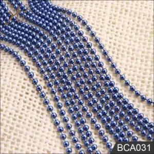 Wholesales High Quality Brass Ball Chain Blue Color for Curtain
