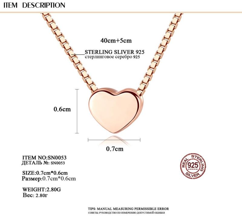 2020 Fashion Jewelry Gold Pendant Necklace Chritmas Gifts for Woman