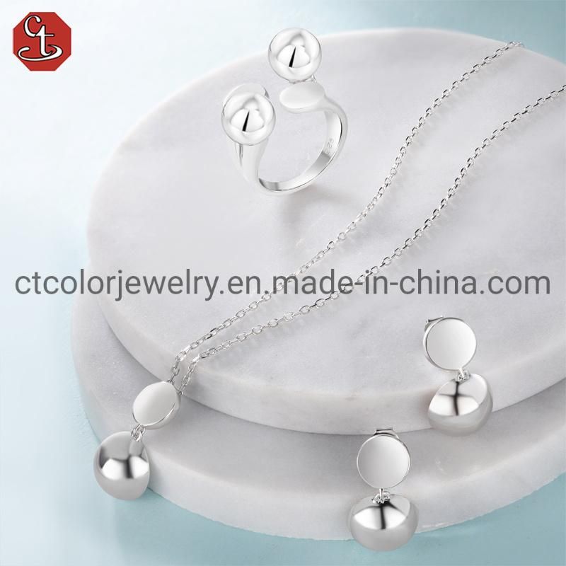 Factory Wholesale 925 Silver Sterling Jewellery Fashion Earring Jewelry